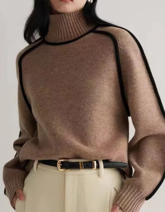 Jersey de punto con bloques de color | Mae
