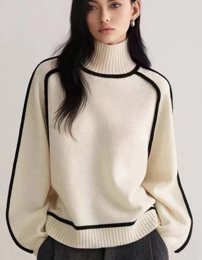 Jersey de punto con bloques de color | Mae