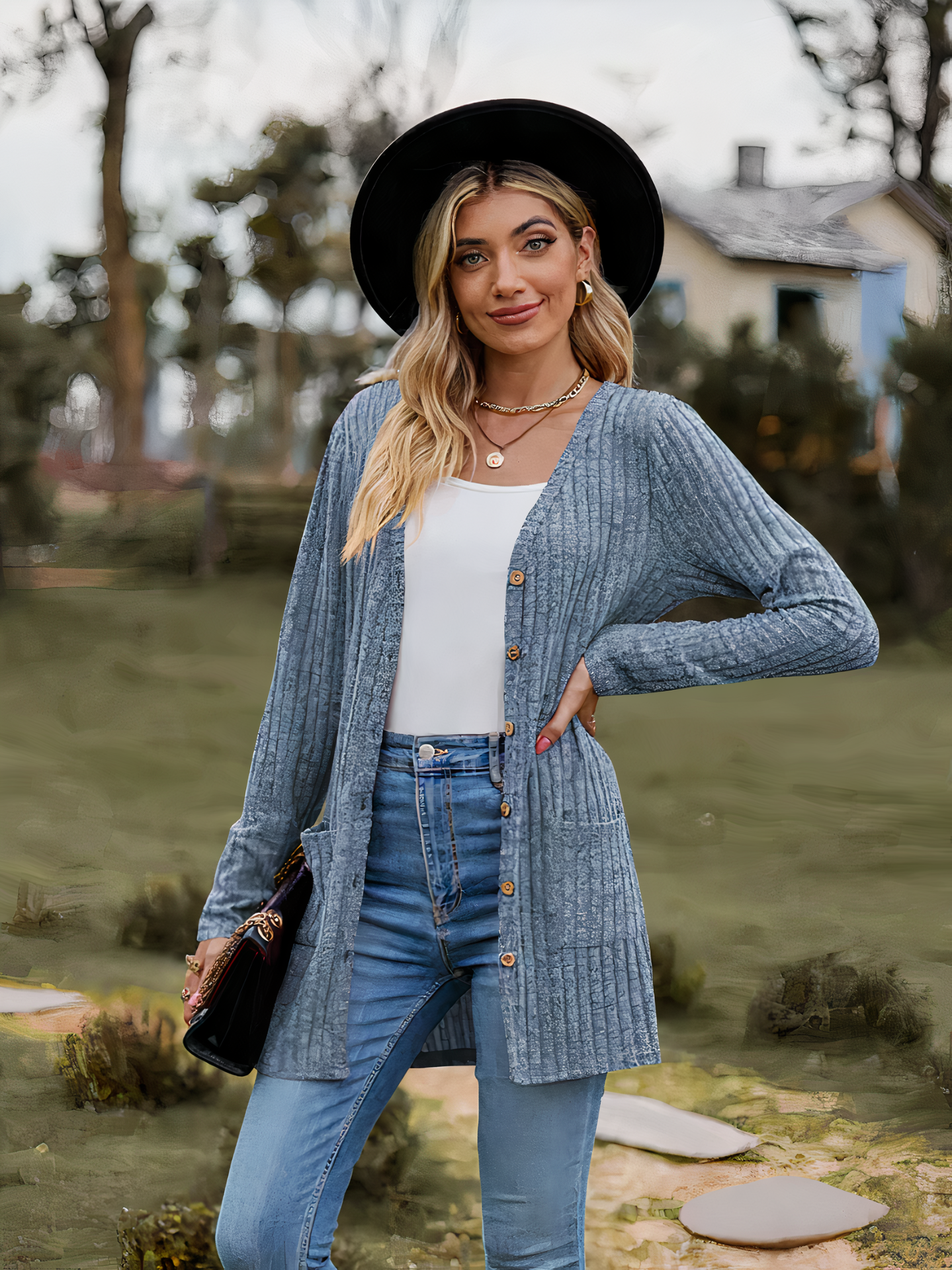 Pit Stripe cardigan | Maren