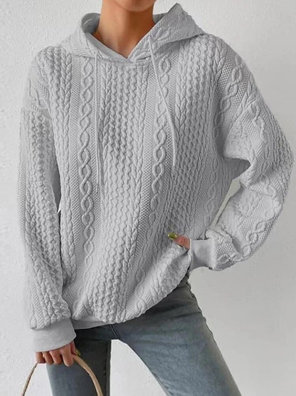 Jersey de invierno de punto con capucha | Margot