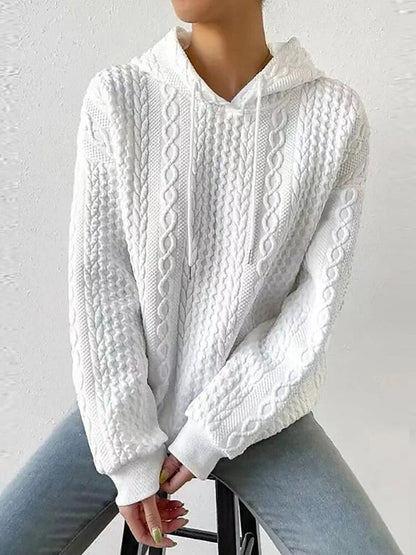 Jersey de invierno de punto con capucha | Margot