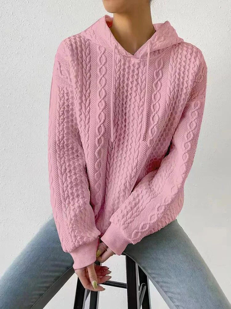 Jersey de invierno de punto con capucha | Margot