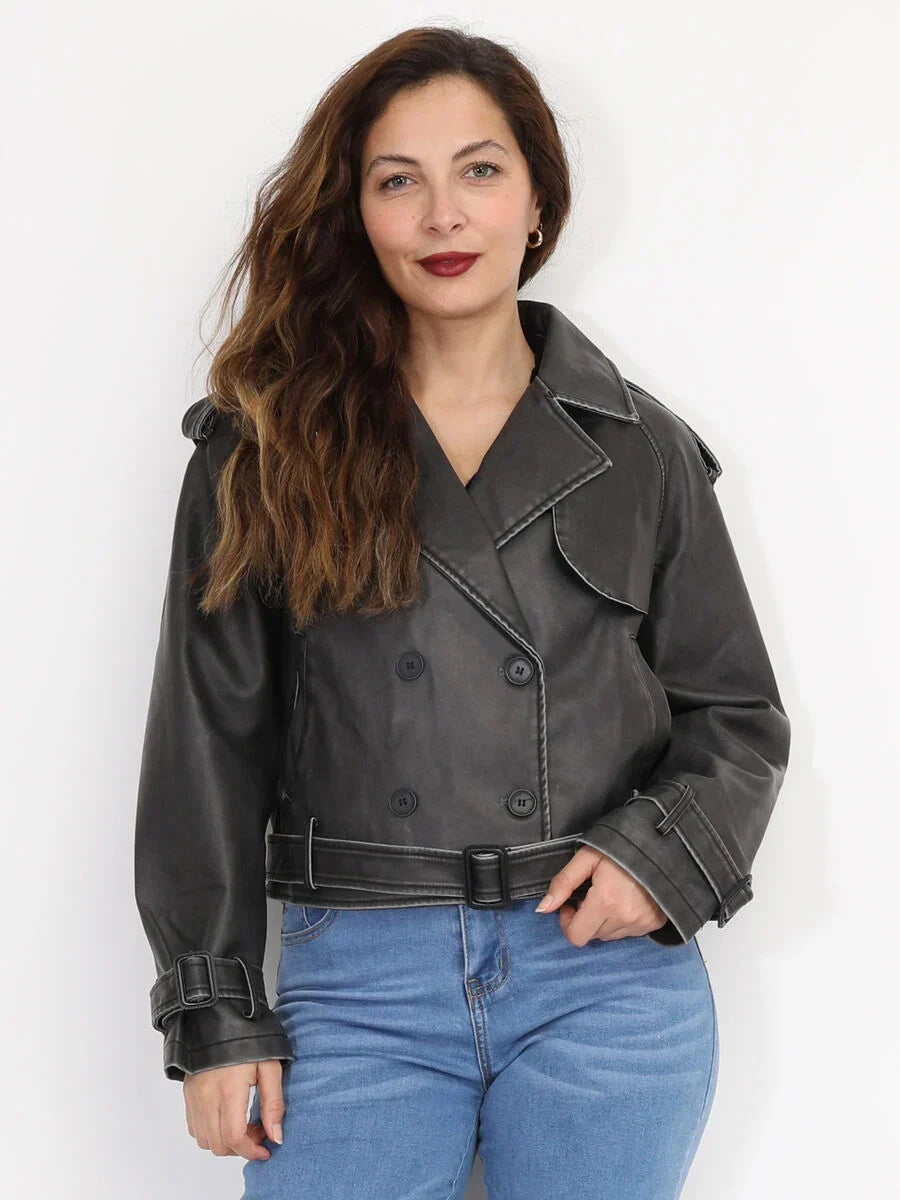 Chaqueta de invierno estilo trench | Metta