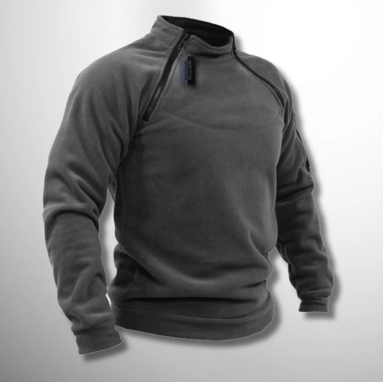 Cálido jersey polar cortaviento para hombre