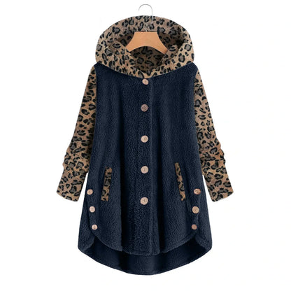 Océane - Chaqueta patchwork leopardo