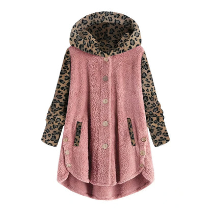 Océane - Chaqueta patchwork leopardo