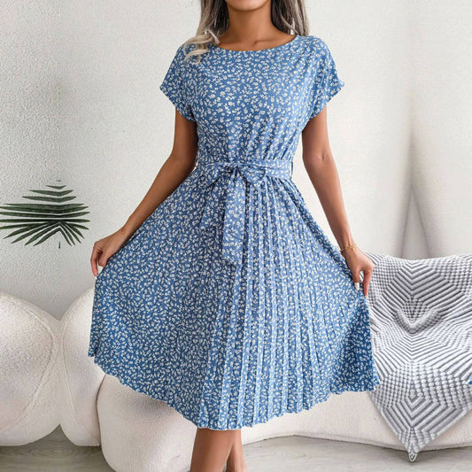 Vestido casual de verano para mujer con diseño estampado relajado