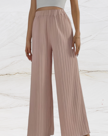 Chloé - Pantalones anchos con forro horizontal