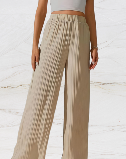 Chloé - Pantalones anchos con forro horizontal