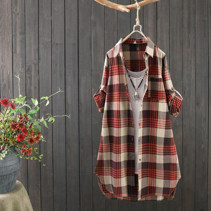 Blusa Yanaika | Blusa de lino manga larga