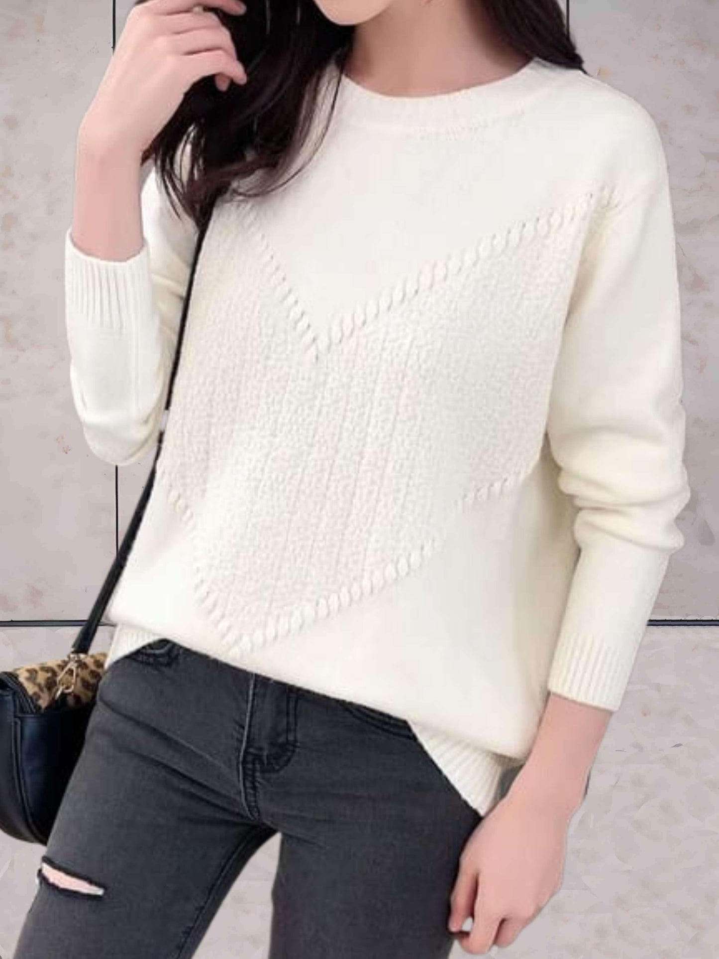 Remy - Jersey de punto refinado para mujer