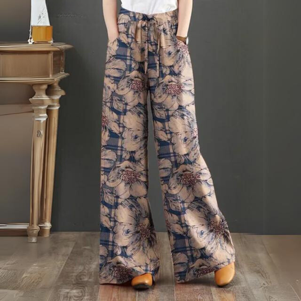 Laurence | Pantalón bohemio con cintura elástica