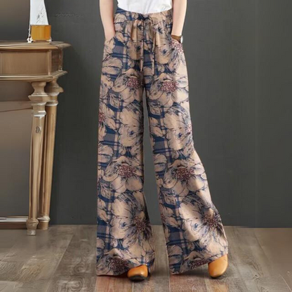 Laurence | Pantalón bohemio con cintura elástica