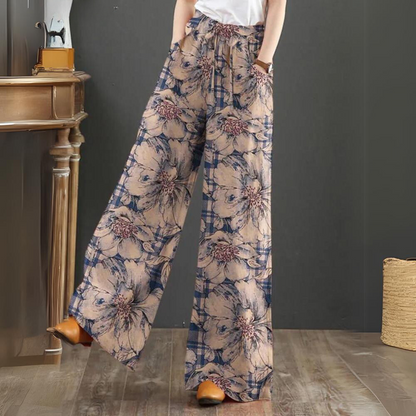 Laurence | Pantalón bohemio con cintura elástica