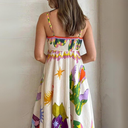 Luisa | Elegante vestido de colores