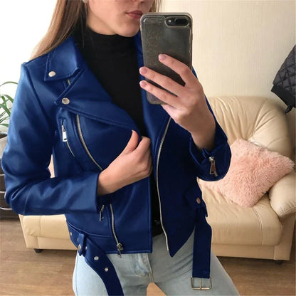Versión Chaqueta | Chaqueta de cuero para mujer