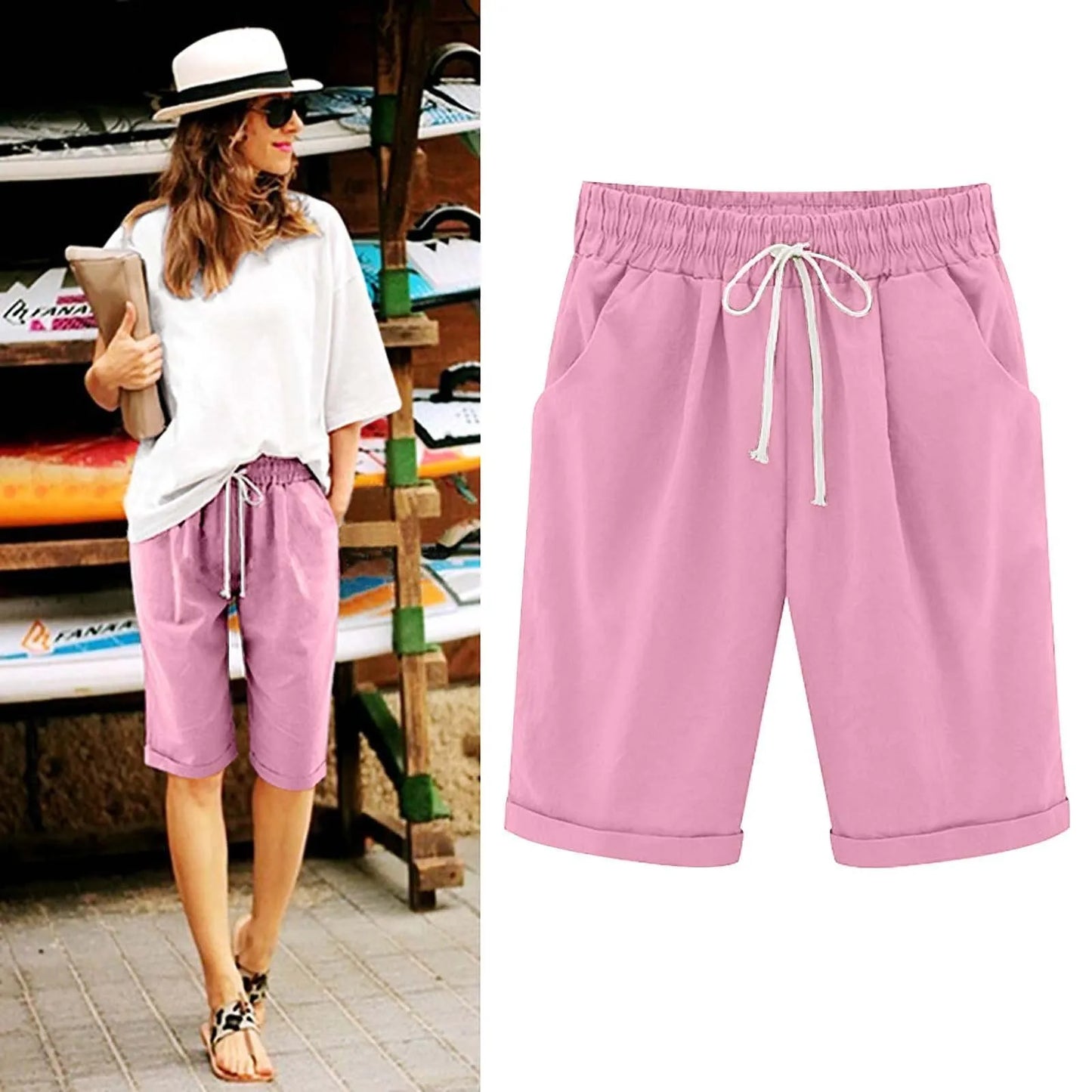 Monica | Pantalones cortos elegantes para mujer