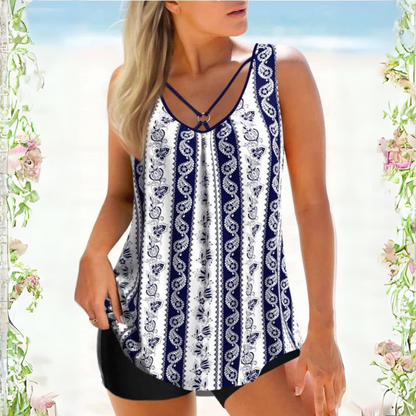 Myrthe | Elegante bañador estampado