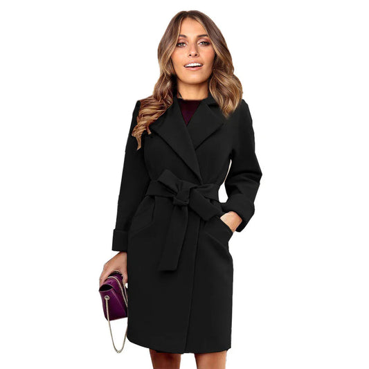 Nola | otoño|invierno gabardina chaqueta larga