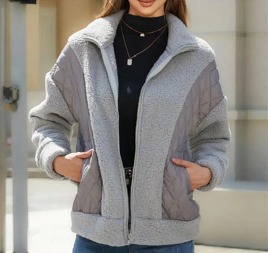 Claire - Cálida chaqueta de felpa