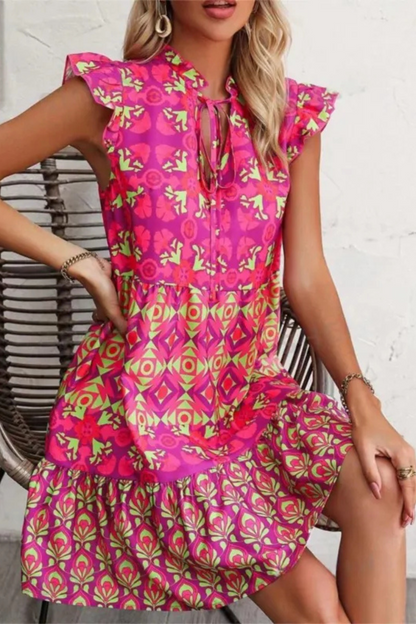 Azura | Vestido sin mangas estampado Verano
