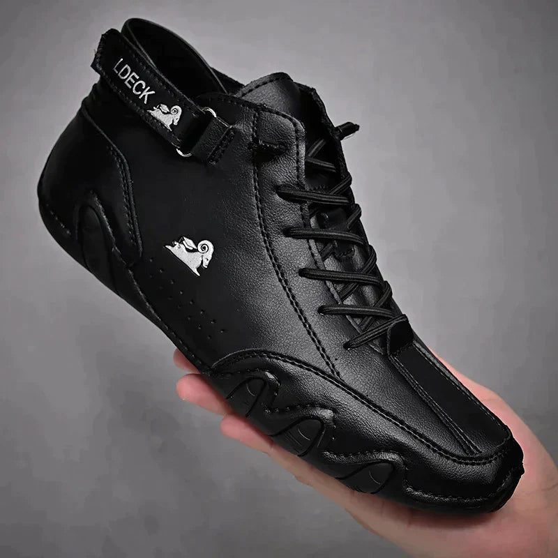 Cubiertas | Zapato descalzo de piel auténtica ultra cómodo y antideslizante (Unisex)