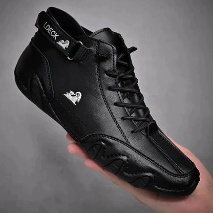 Cubiertas | Zapato descalzo de piel auténtica ultra cómodo y antideslizante (Unisex)
