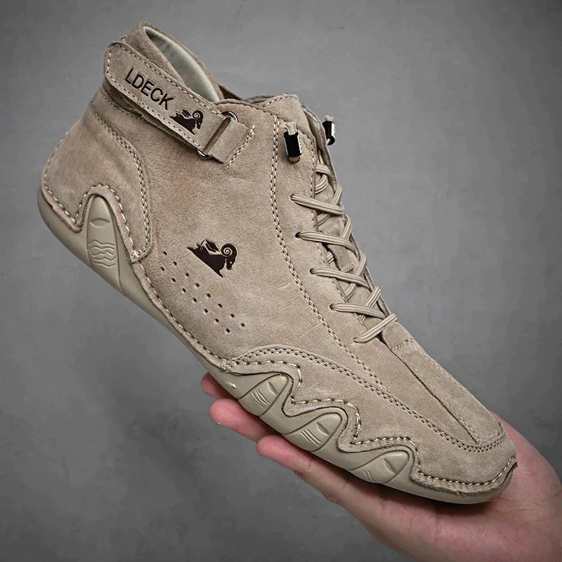Cubiertas | Zapato descalzo de piel auténtica ultra cómodo y antideslizante (Unisex)