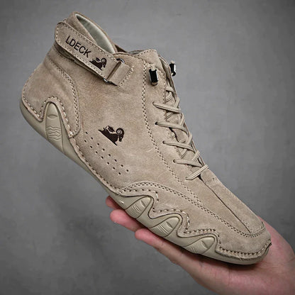 Cubiertas | Zapato descalzo de piel auténtica ultra cómodo y antideslizante (Unisex)
