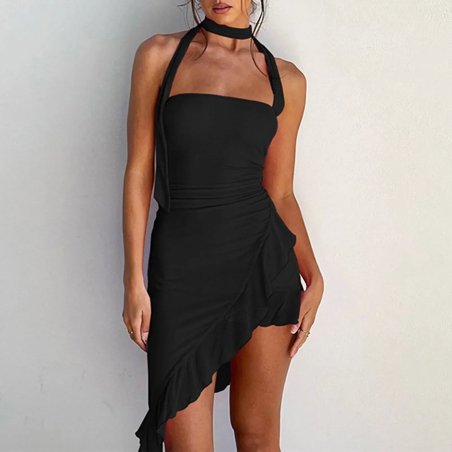 Elegante vestido halter