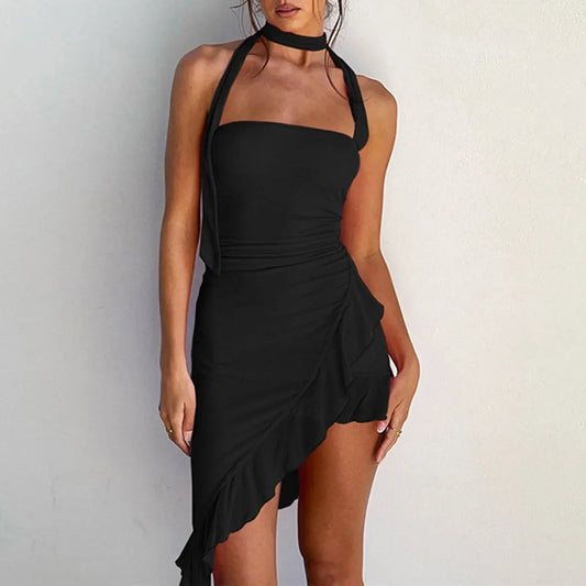 Elegante vestido halter