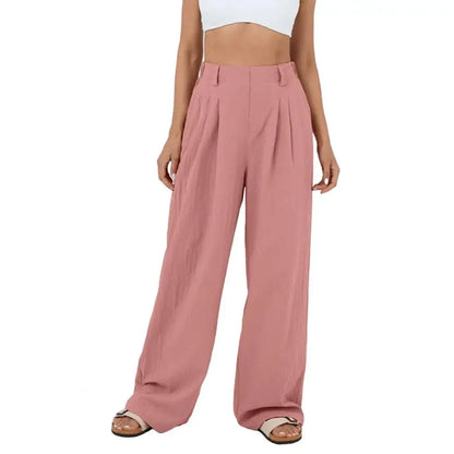 Pantalones slim fit casual para mujer