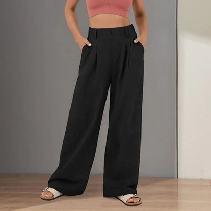 Pantalones slim fit casual para mujer