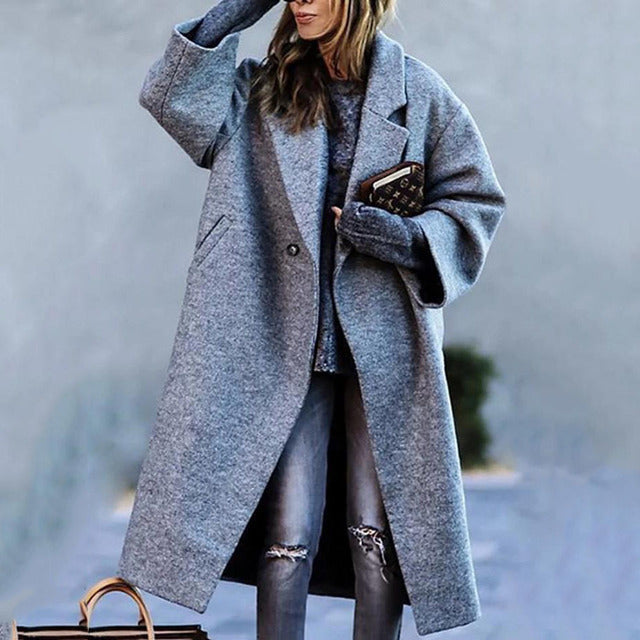 Elegante y cálida chaqueta de lana