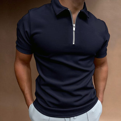 Eden Gents Polo | Casual Polo con cremallera para hombre