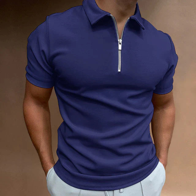 Eden Gents Polo | Casual Polo con cremallera para hombre
