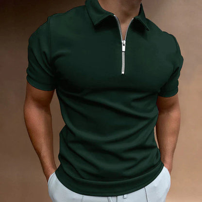 Eden Gents Polo | Casual Polo con cremallera para hombre