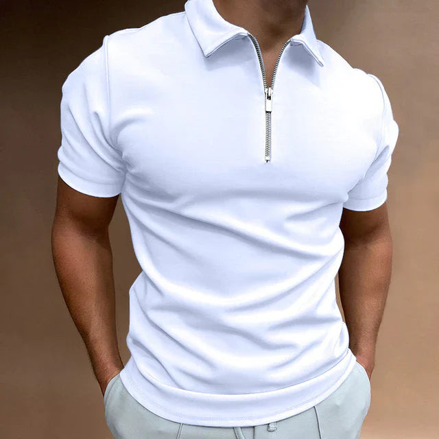Eden Gents Polo | Casual Polo con cremallera para hombre