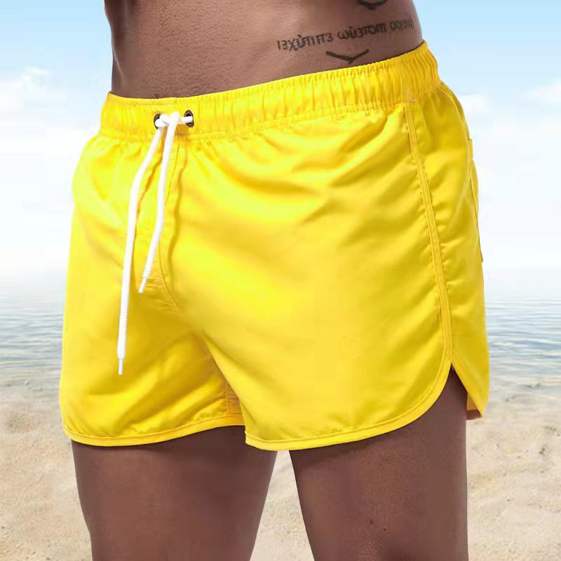 Męskie Szorty Kąpielowe Plażowe ze Sznurkiem