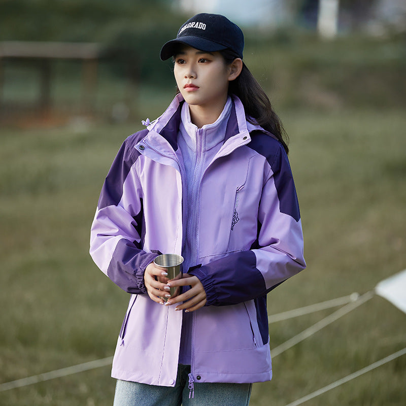 Chaqueta cortaviento para mujer