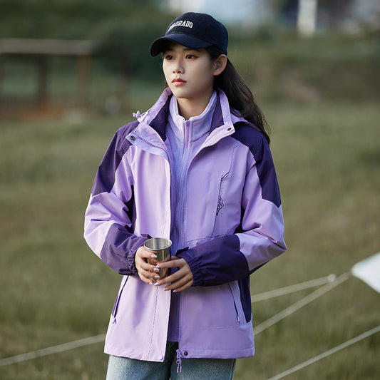 Chaqueta cortaviento para mujer