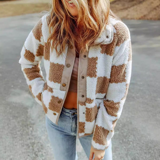 Chaqueta patchwork para mujer