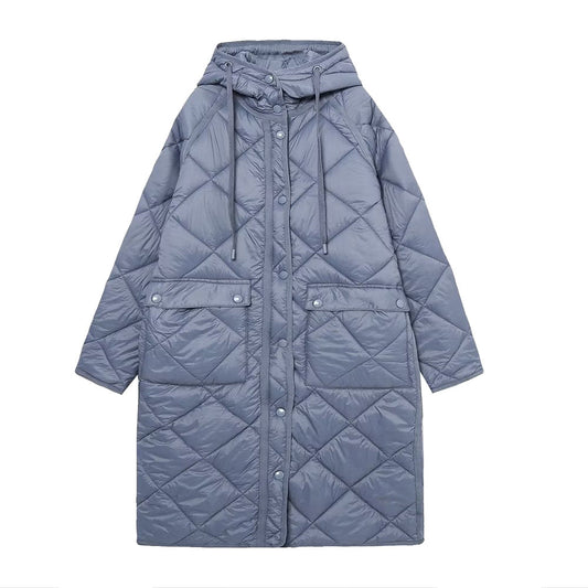 Chaquetón de mujer con capucha