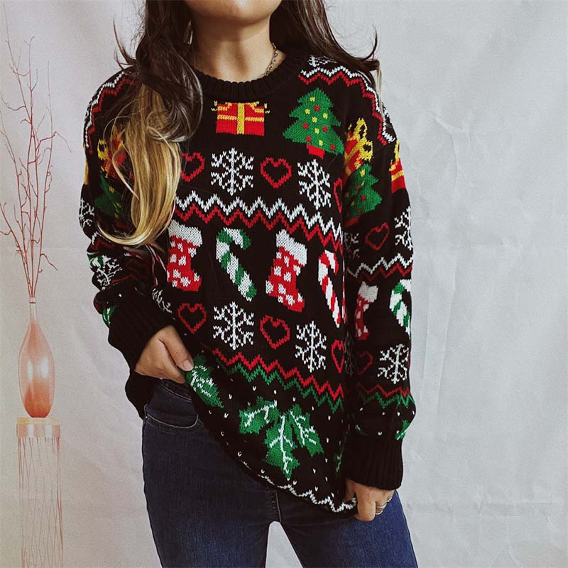 Xalina Sweater | Jersey de Navidad de punto casual