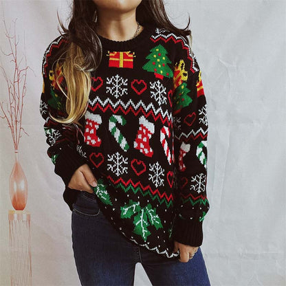 Xalina Sweater | Jersey de Navidad de punto casual