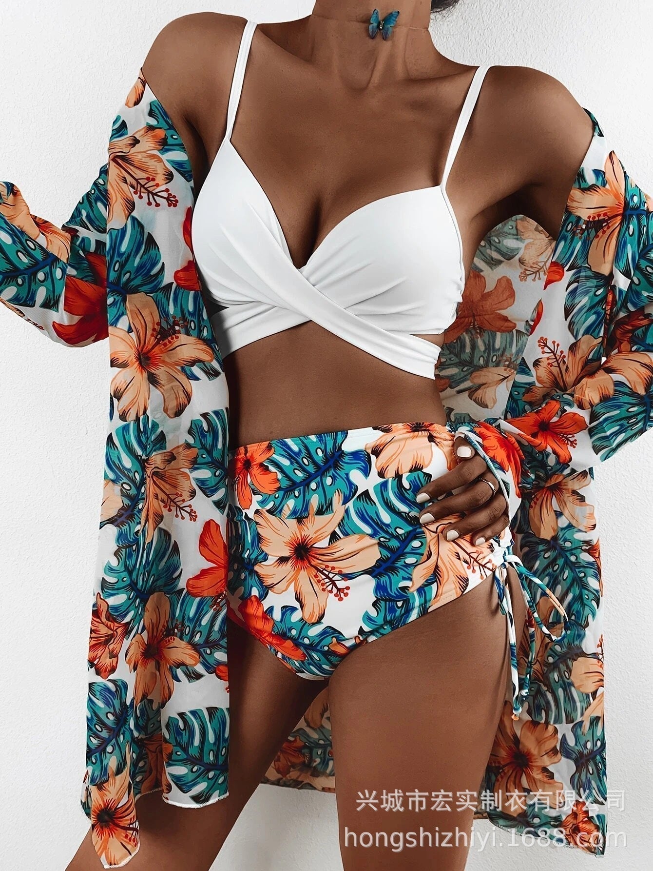Cómodo bikini aireado de verano