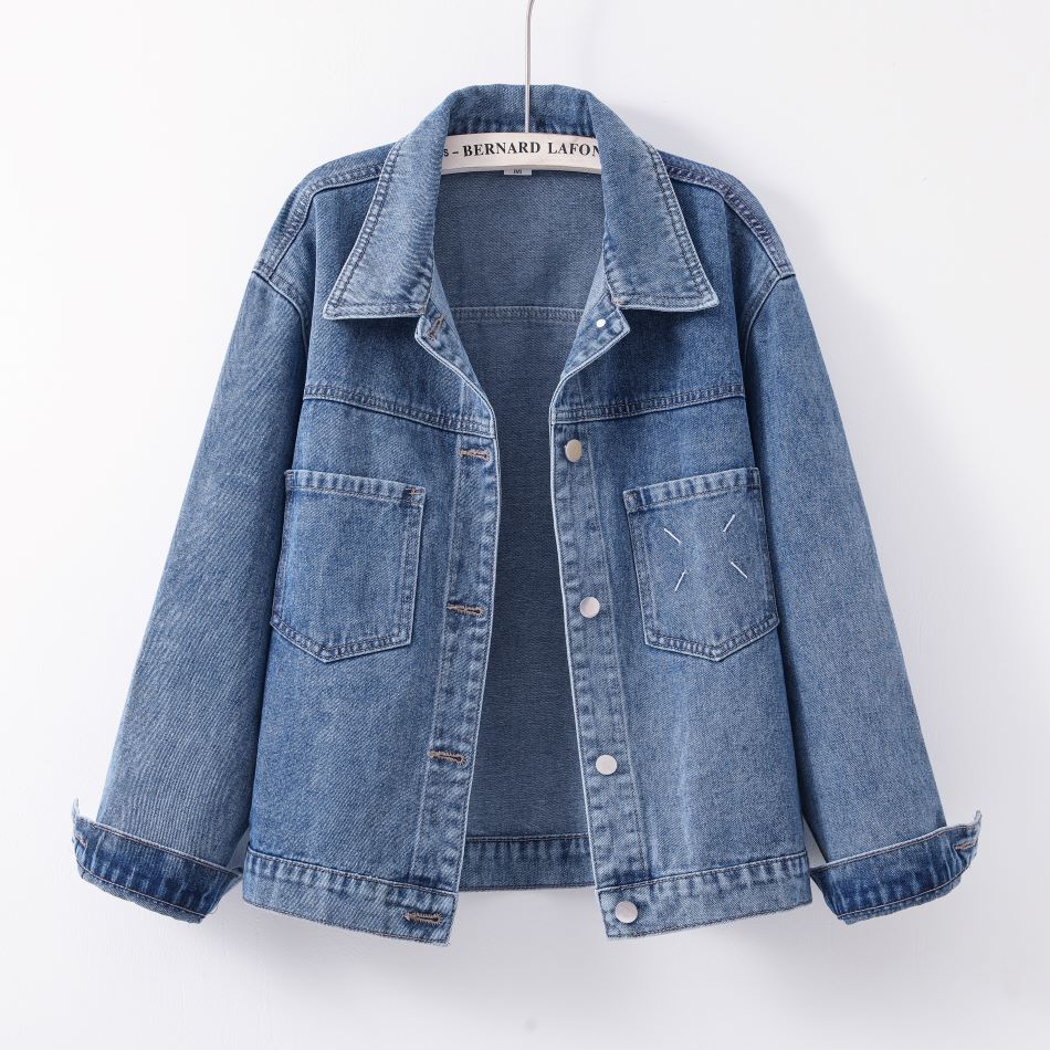 Chaqueta vaquera informal para mujer