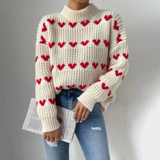 Jersey Ximena | Jersey Casual de Punto Corazón
