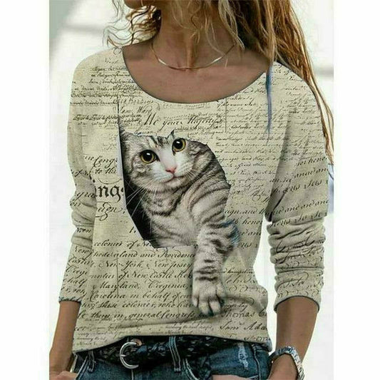 Jersey de invierno de manga larga para mujer
