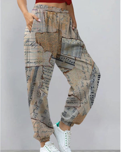 Pantalones estampados chic y elegantes